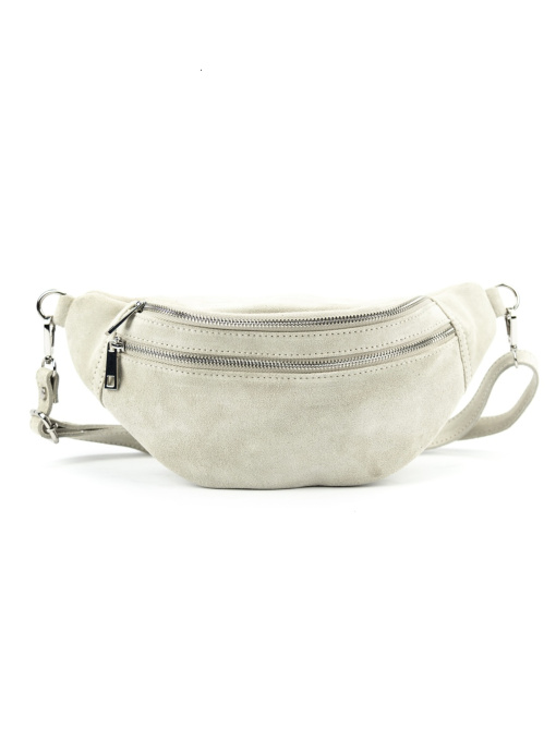 Сумка жіноча поясна через плече з натуральної замші повсякденна міська модель F-IT-98601B Фото