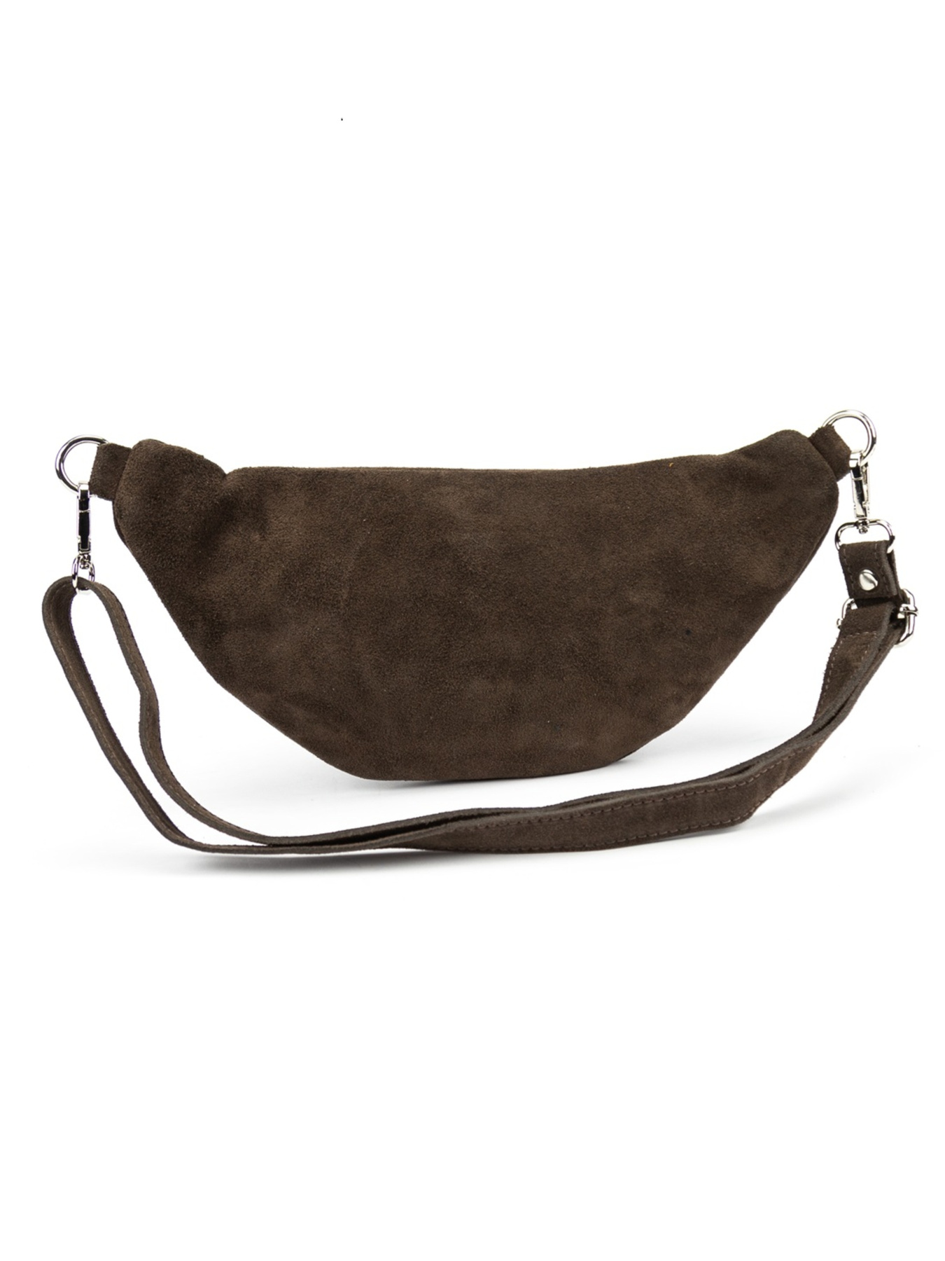 Сумка жіноча поясна через плече з натуральної замші повсякденна міська модель F-IT-98601DB Фото