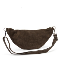 Сумка жіноча поясна через плече з натуральної замші повсякденна міська модель F-IT-98601DB Фото