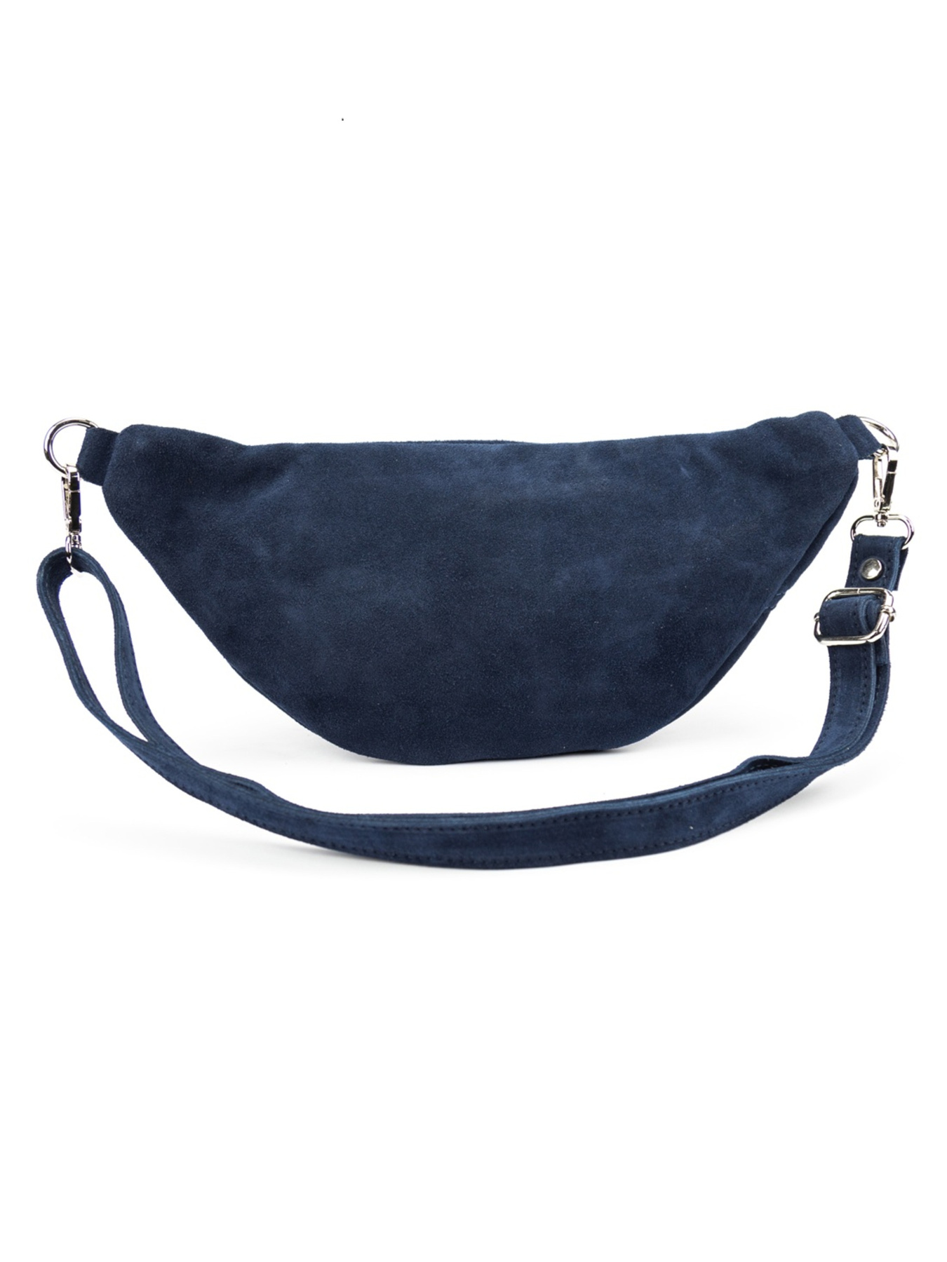 Сумка жіноча поясна через плече з натуральної замші повсякденна міська модель F-IT-98601BL Фото