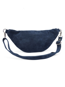 Сумка жіноча поясна через плече з натуральної замші повсякденна міська модель F-IT-98601BL Фото