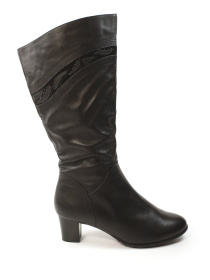 Зимние женские сапожки с широким голенищем модель TF565-B1711BM-1B Фото