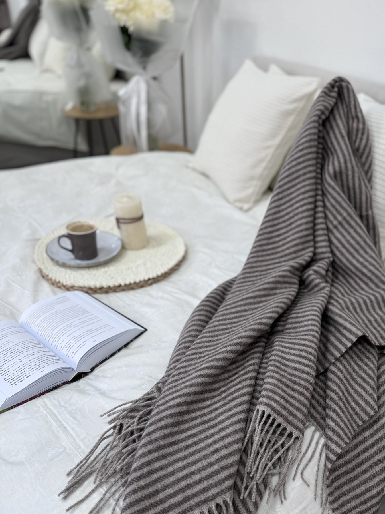 Плед вовняний із новозеландської вовни Marsel Ecotton модель 19622 Фото