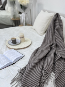 Плед вовняний із новозеландської вовни Marsel Ecotton модель 19622 Фото