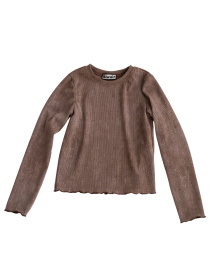 Лонгслив в рубчик с эффектом вываривания Sunny Embe модель 81089 Лонгслив в рубчик с эффектом вываривания Sunny Embe модель 81089 Фото