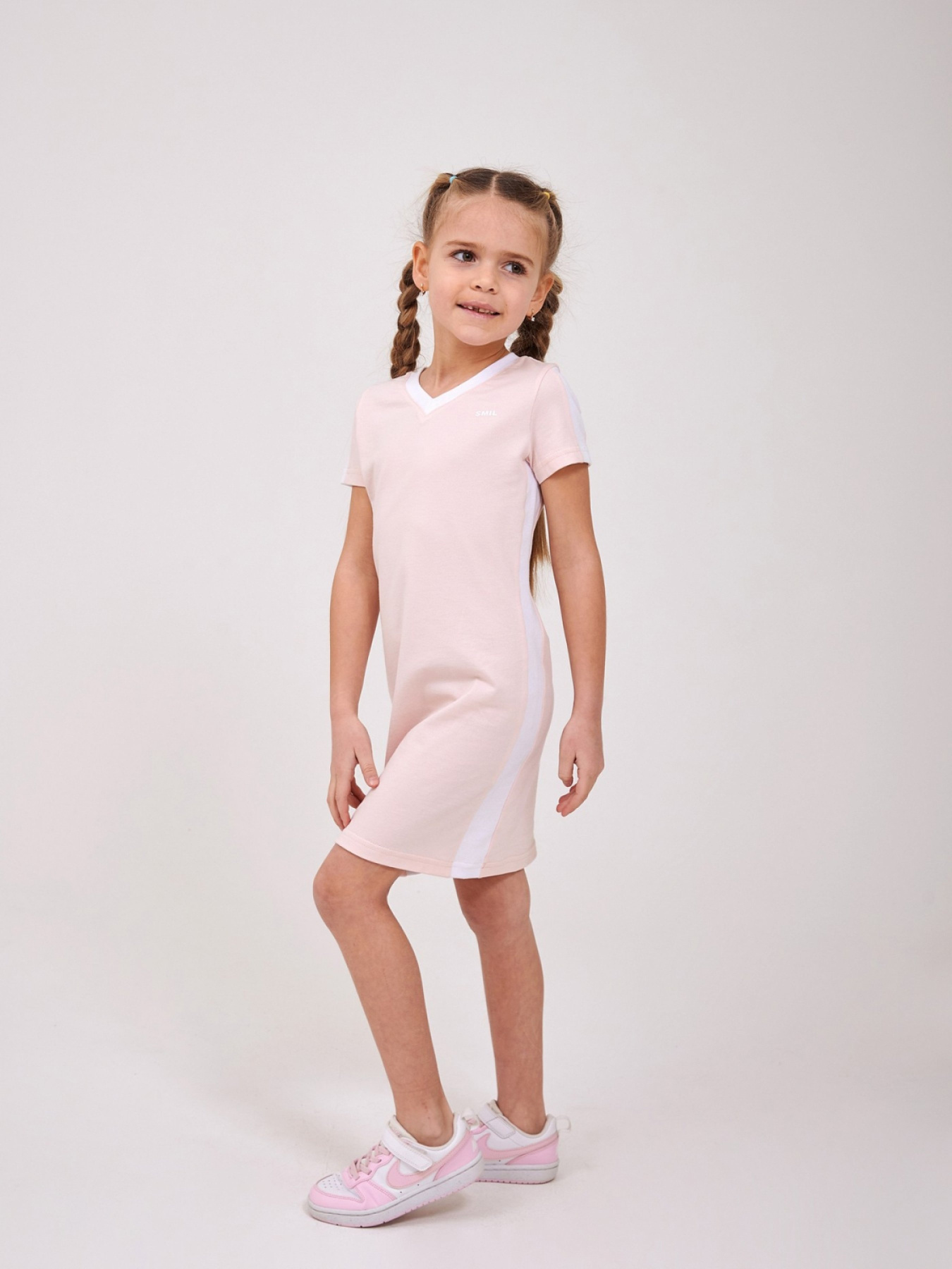 Платья SMIL модель smil_120477-1-svetlo-rozovyj Фото