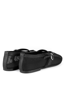 Балетки жіночі сітка Airа чорні модель oc1312 Балетки жіночі сітка Airа чорні модель oc1312 Фото