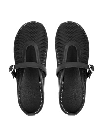 Балетки жіночі сітка Airа чорні модель oc1312 Балетки жіночі сітка Airа чорні модель oc1312 Фото