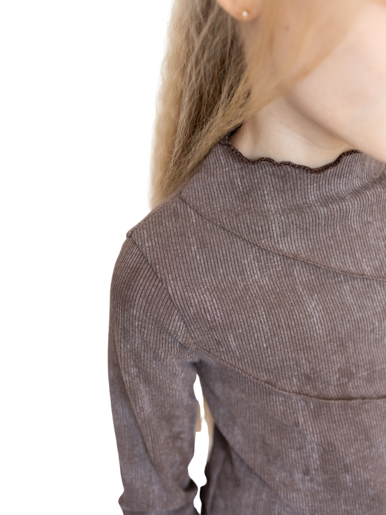 Лонгслів в рубчик з ефектом виварювання Sunny Mist Alwair kids модель 81084 Лонгслів в рубчик з ефектом виварювання Sunny Mist Alwair kids модель 81084 Фото