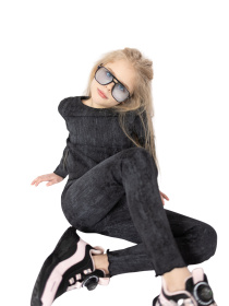 Лосины в рубчике с эффектом вываривания Sunny Mist модель 81088 Лосины в рубчике с эффектом вываривания Sunny Mist модель 81088 Фото