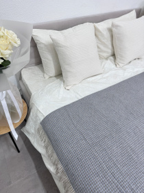 Плед вовняний з кашеміром Toscana Blue Ecotton модель 24616-6 Фото