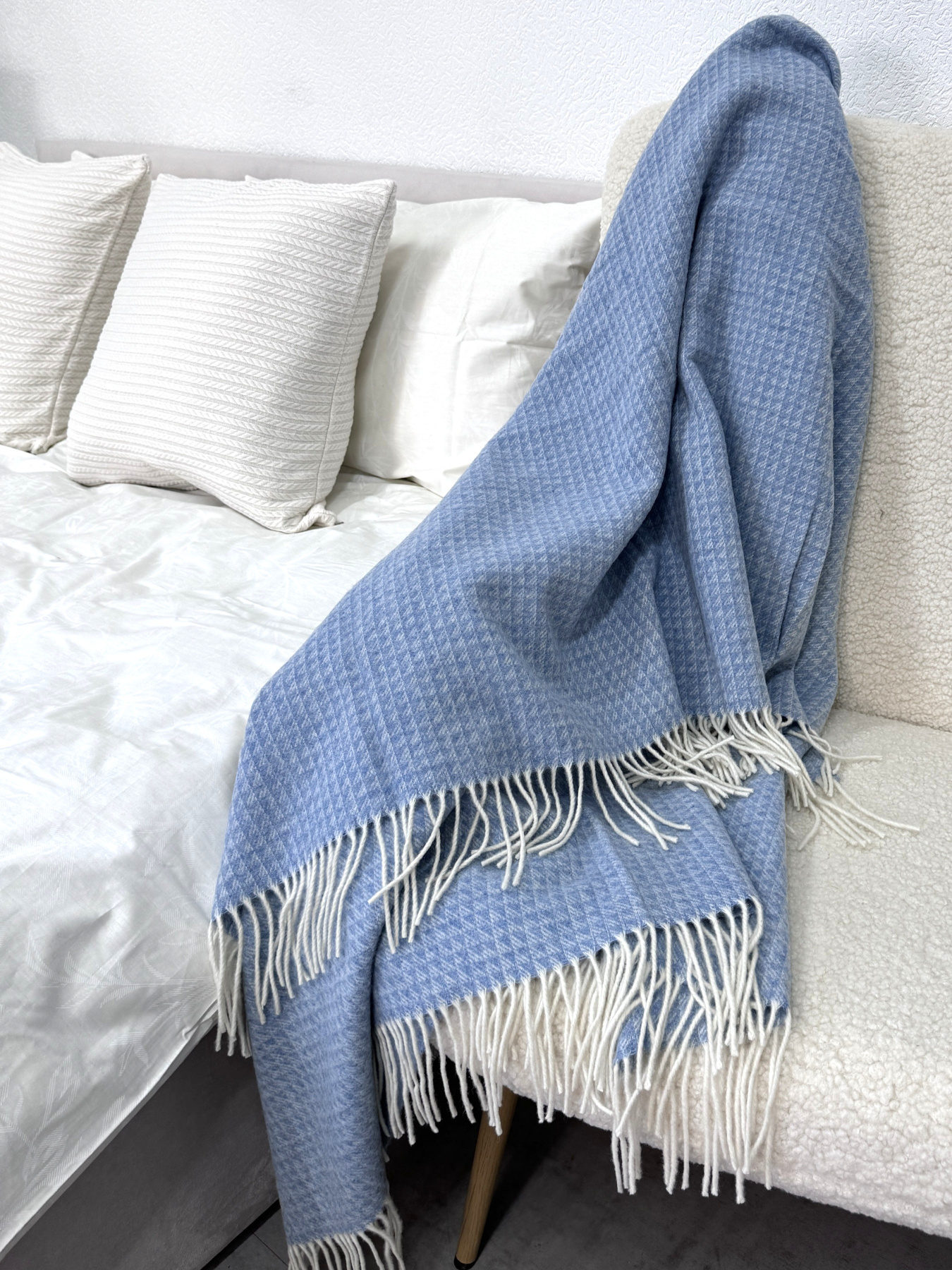 Плед вовняний з кашеміром Familia Ecotton модель 24614 Фото