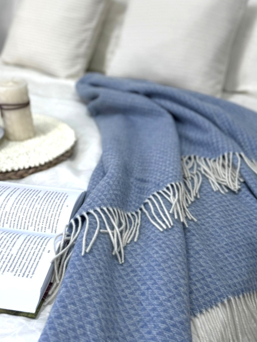 Плед вовняний з кашеміром Familia Ecotton модель 24614 Фото