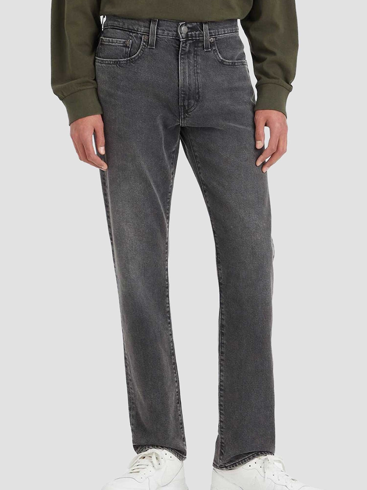 Бавовняні Чоловічі Завужені джинси Levi's  (29507-1465) колір темно-сірий Levi's - купити в Україні