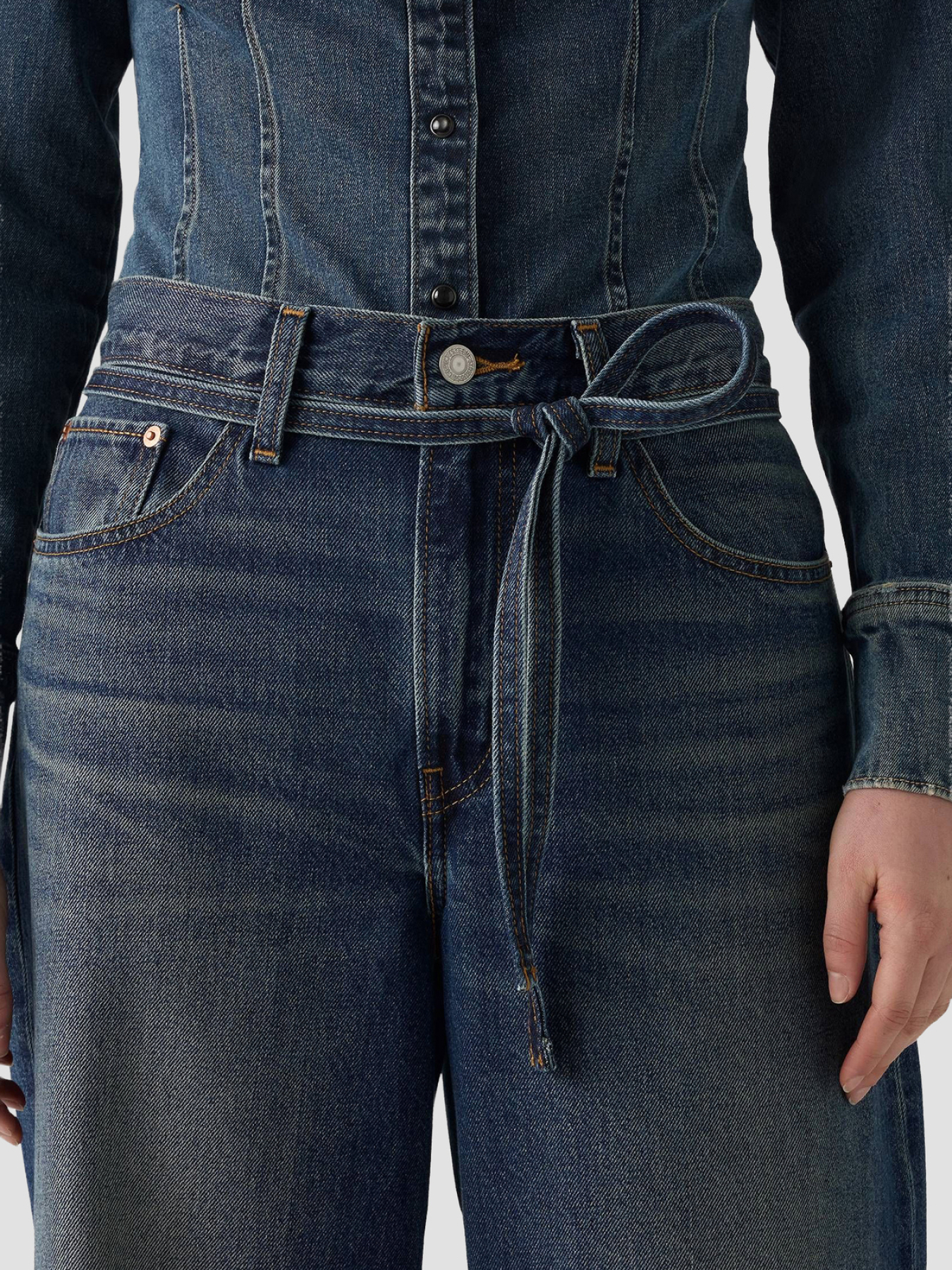 Широкі джинси Levi's модель A8701;0030 Фото