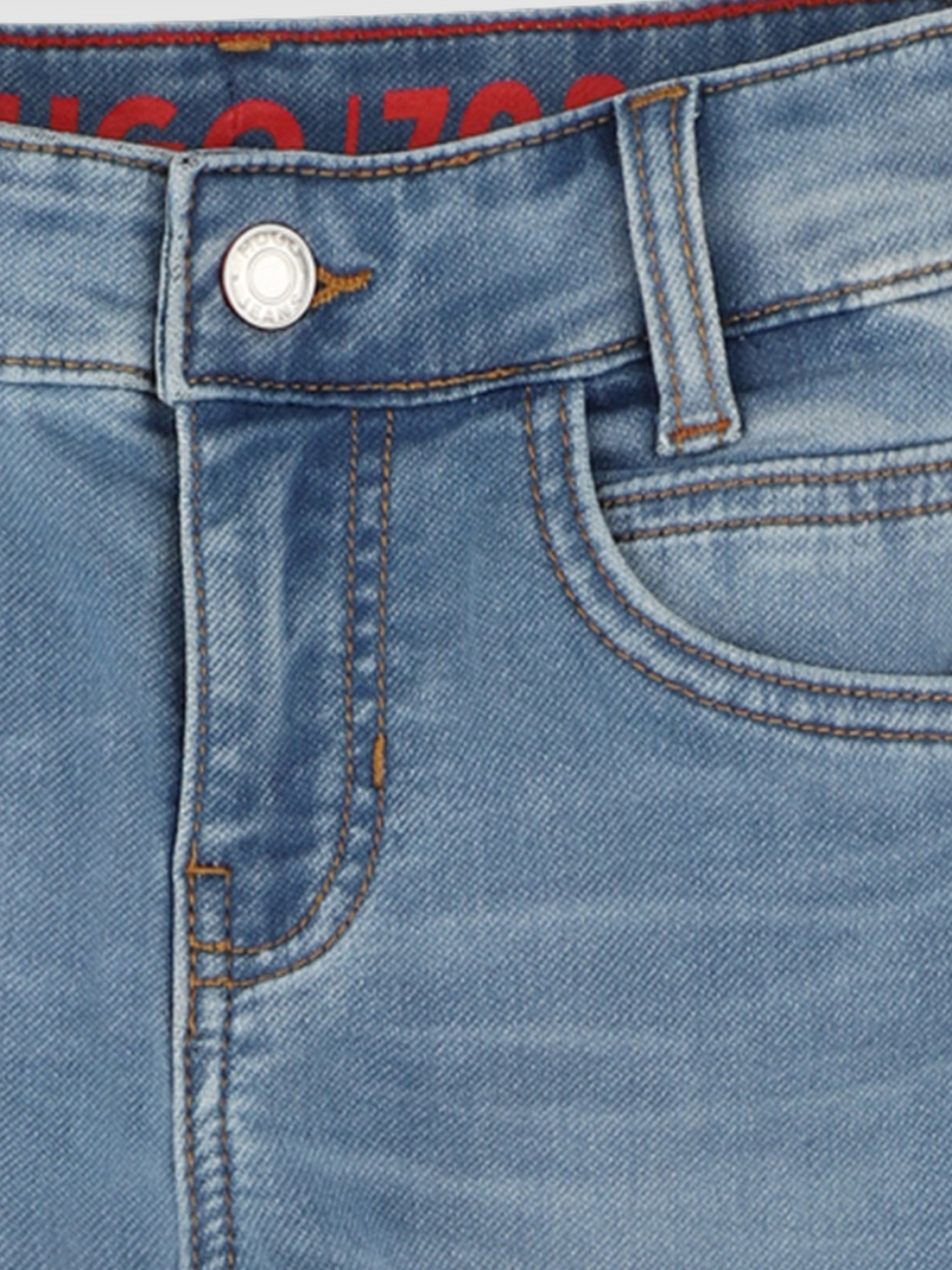 Прямые джинсы HUGO Kids модель G00379;Z74 Фото