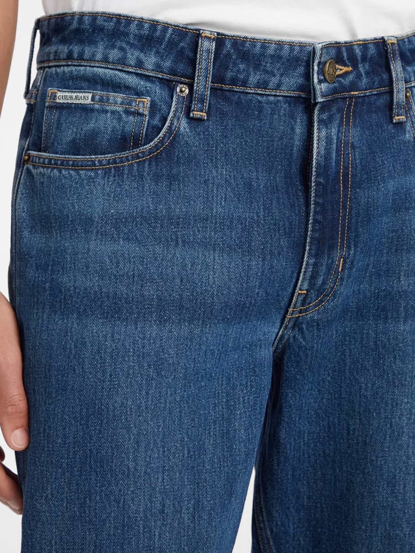 Прямые джинсы Guess Jeans модель M4YAB3.D5EJ1;GJWM Фото