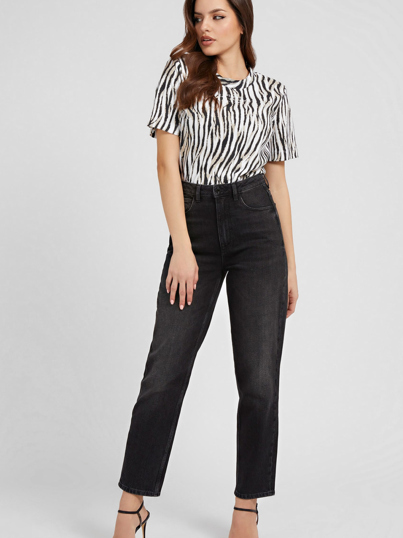 Джинсы GUESS модель W2YA21.D4QD1;AUBK Фото