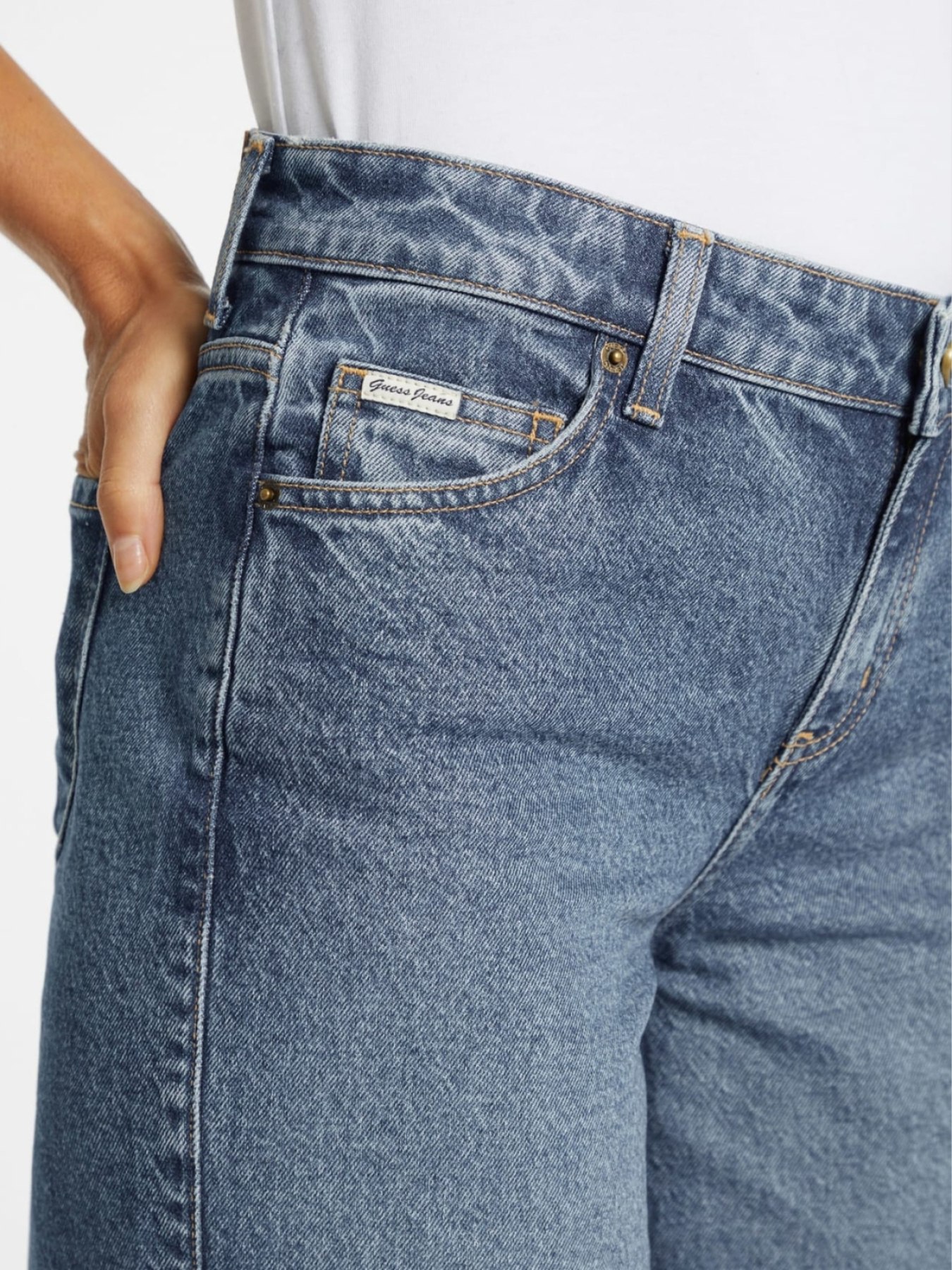 Прямые джинсы Guess Jeans модель W4BA0Y.D5CC4;GJUS Фото