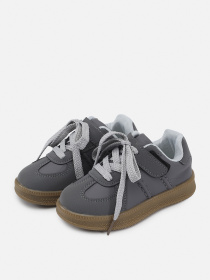 Кеды для девочки цвет графитовый ЦБ-00289137 модель ЦБ-00289137 Кеды для девочки цвет графитовый ЦБ-00289137 модель ЦБ-00289137 Фото