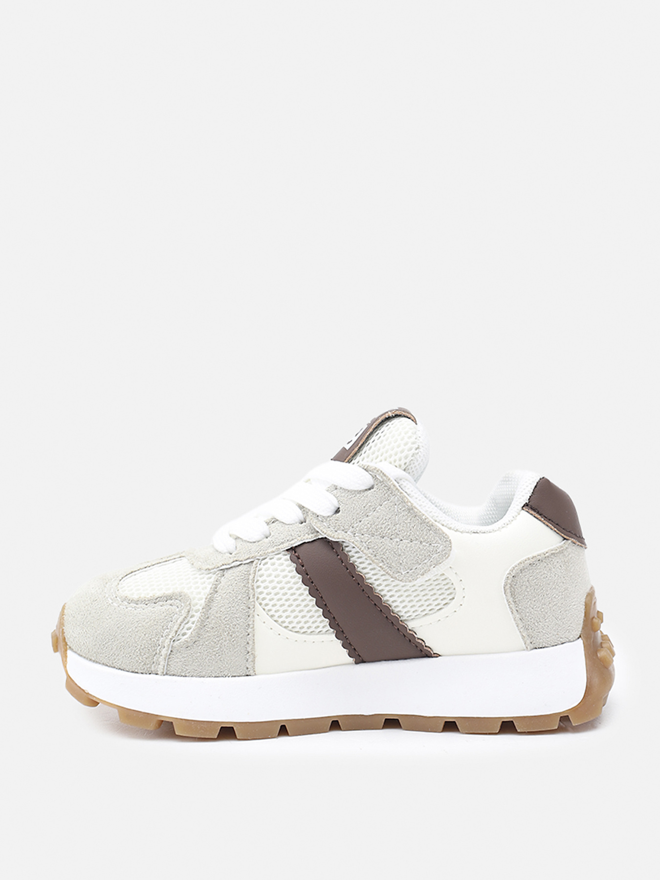 Кроссовки для девочки  цвет бежевый ЦБ-00289153 модель ЦБ-00289153 Фото