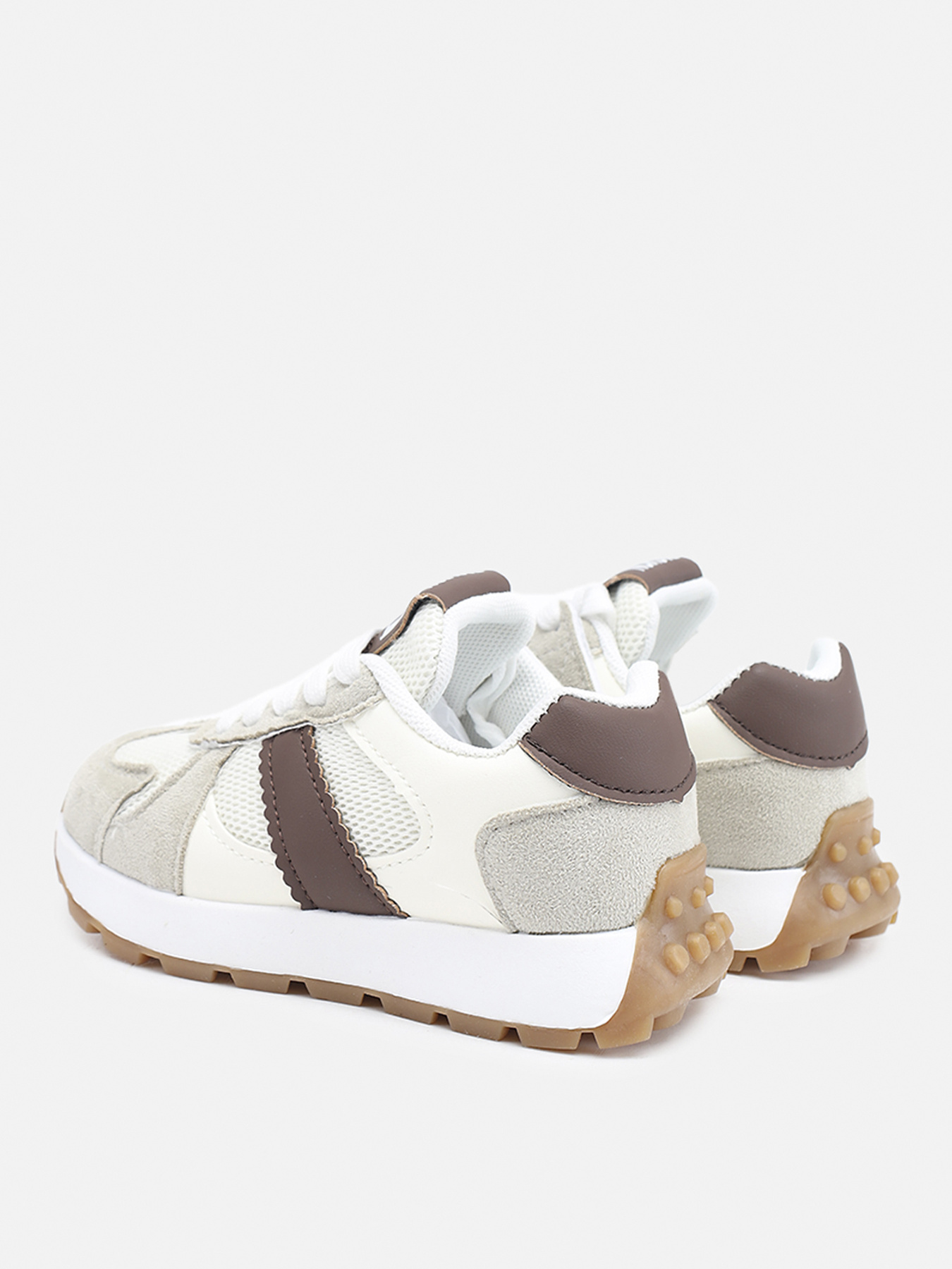 Кроссовки для девочки  цвет бежевый ЦБ-00289153 модель ЦБ-00289153 Фото