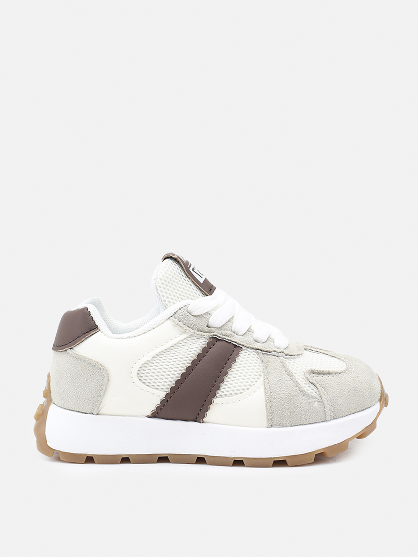 Кроссовки для девочки  цвет бежевый ЦБ-00289153 модель ЦБ-00289153 Фото