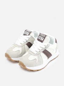 Кроссовки для девочки  цвет бежевый ЦБ-00289153 модель ЦБ-00289153 Фото