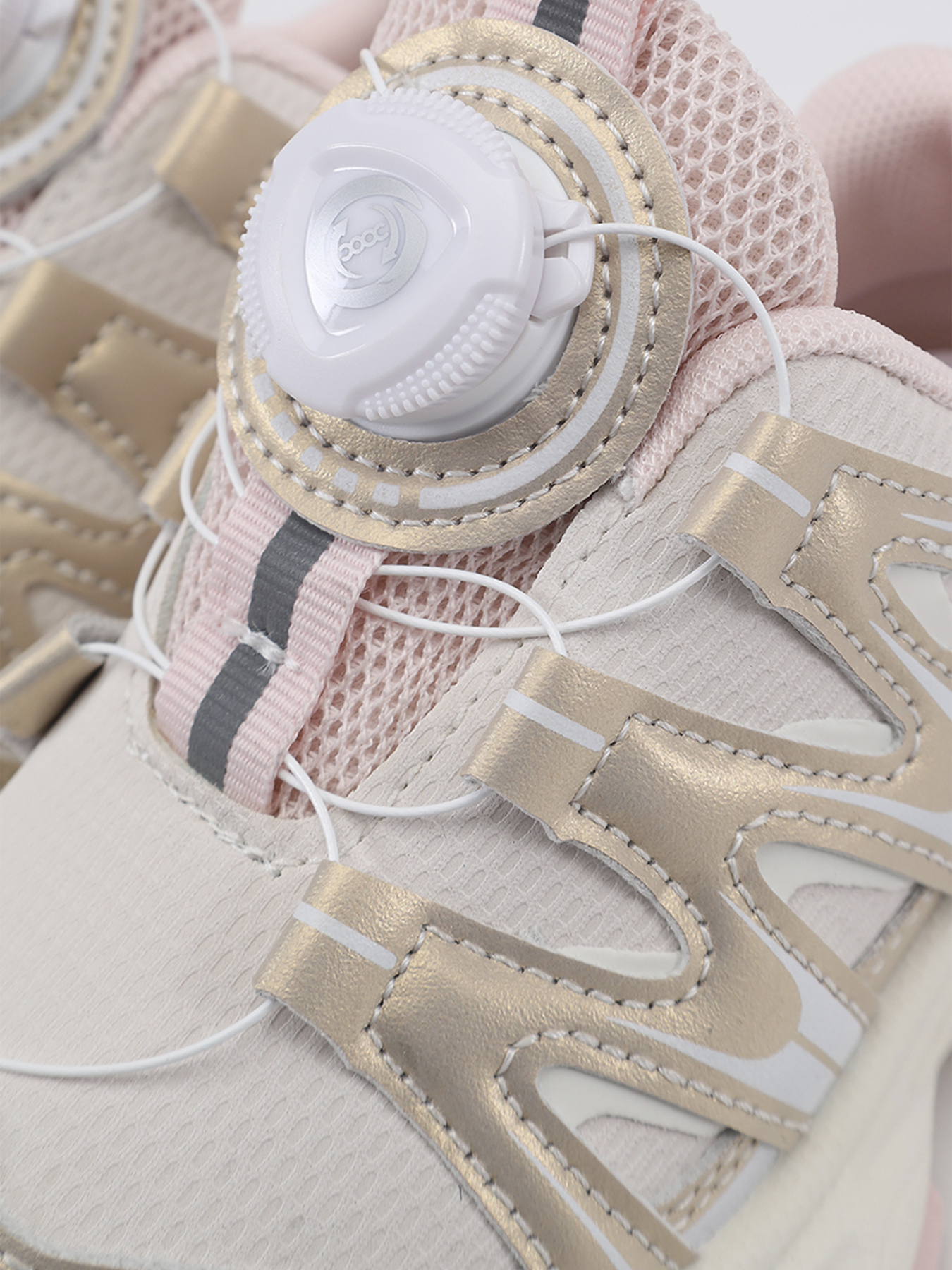 Кроссовки для девочки  цвет бежевый ЦБ-00289155 модель ЦБ-00289155 Фото