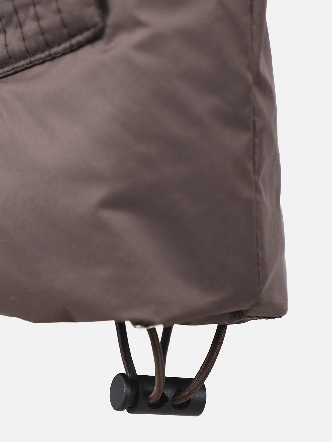 Жилет утеплённый для девочки  цвет коричневый ЦБ-00289743 модель ЦБ-00289743 Фото