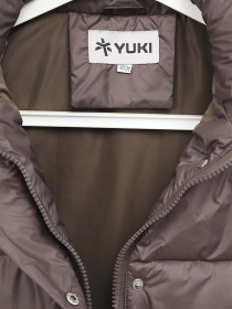 Жилет утеплённый для девочки  цвет коричневый ЦБ-00289743 модель ЦБ-00289743 Фото