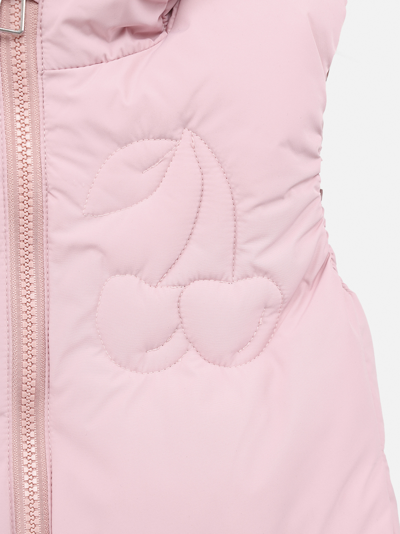 Жилет утеплённый для девочки  цвет розовый ЦБ-00289746 модель ЦБ-00289746 Фото