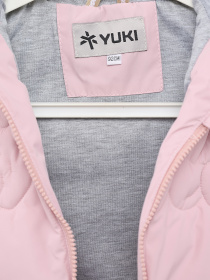 Жилет утеплённый для девочки  цвет розовый ЦБ-00289746 модель ЦБ-00289746 Фото