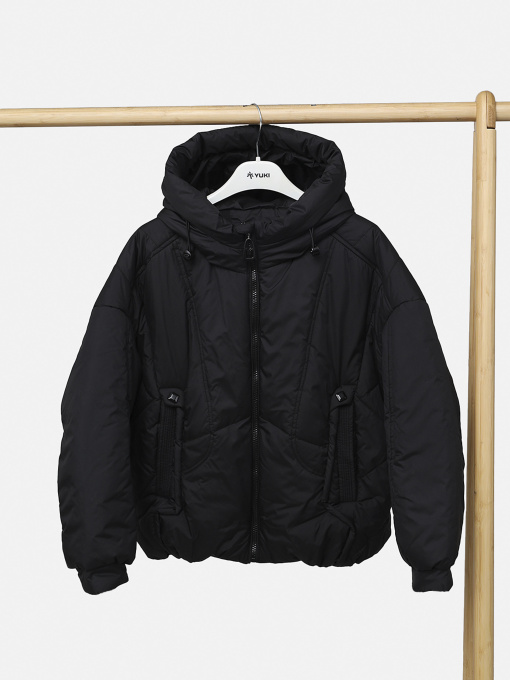 Куртка для дівчинки  колір чорний ЦБ-00289752 модель ЦБ-00289752 Фото