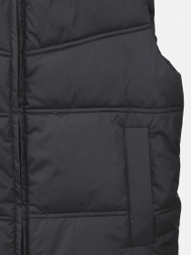 Жилет утеплённый для девочки  цвет черный ЦБ-00289765 модель ЦБ-00289765 Фото