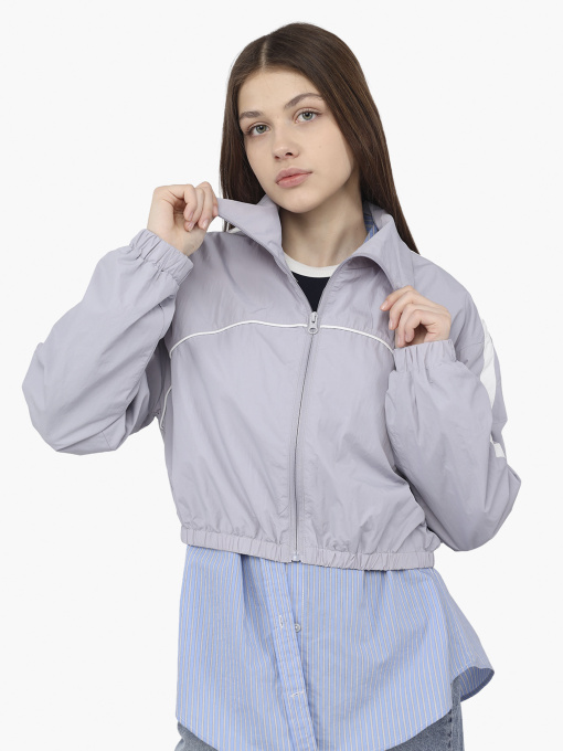 Вітровка жіноча  колір світло-сірий ЦБ-00290246 модель ЦБ-00290246 Фото