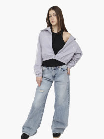 Вітровка жіноча  колір світло-сірий ЦБ-00290246 модель ЦБ-00290246 Фото