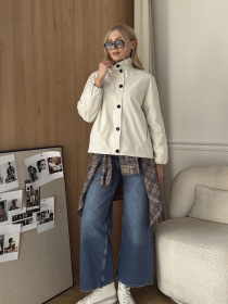 Вітровка жіноча  колір молочний ЦБ-00290247 модель ЦБ-00290247 Фото