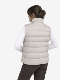 Жилет утеплённый женский  цвет бежевый ЦБ-00290250 модель ЦБ-00290250 Фото