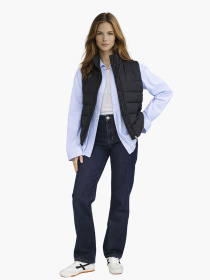 Жилет утеплённый женский  цвет черный ЦБ-00290251 модель ЦБ-00290251 Фото