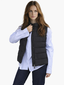 Жилет утеплённый женский  цвет черный ЦБ-00290251 модель ЦБ-00290251 Фото