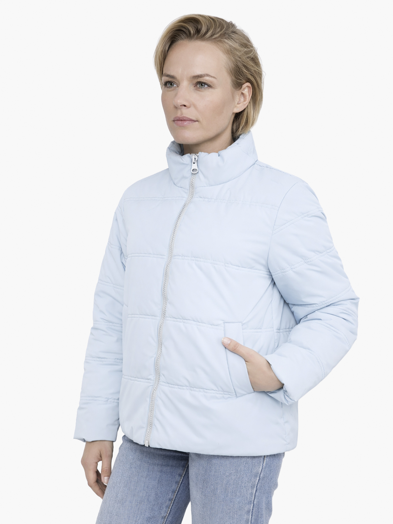 Куртка женская  цвет голубой ЦБ-00290258 модель ЦБ-00290258 Фото