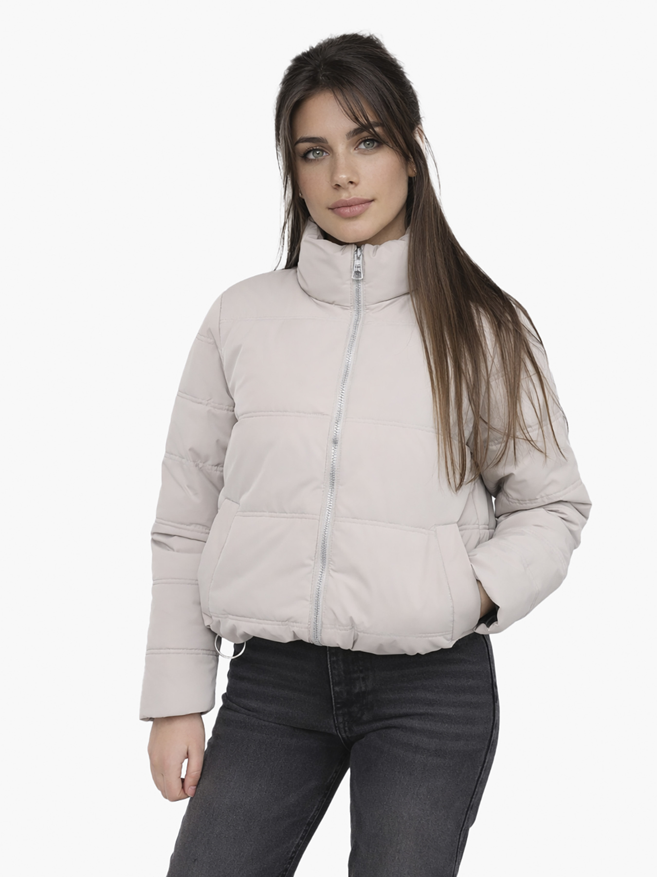 Куртка женская  цвет бежевый ЦБ-00290259 модель ЦБ-00290259 Фото