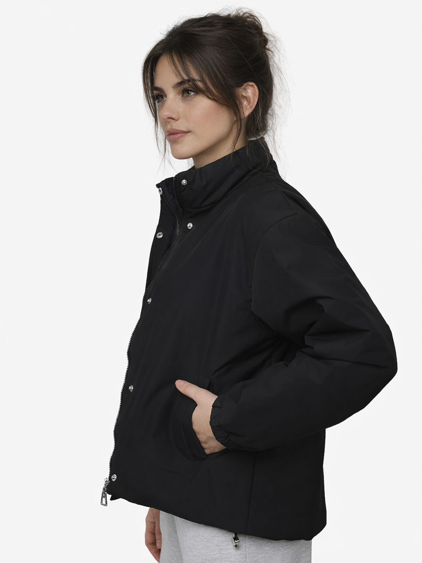 Куртка женская  цвет черный ЦБ-00290261 модель ЦБ-00290261 Фото