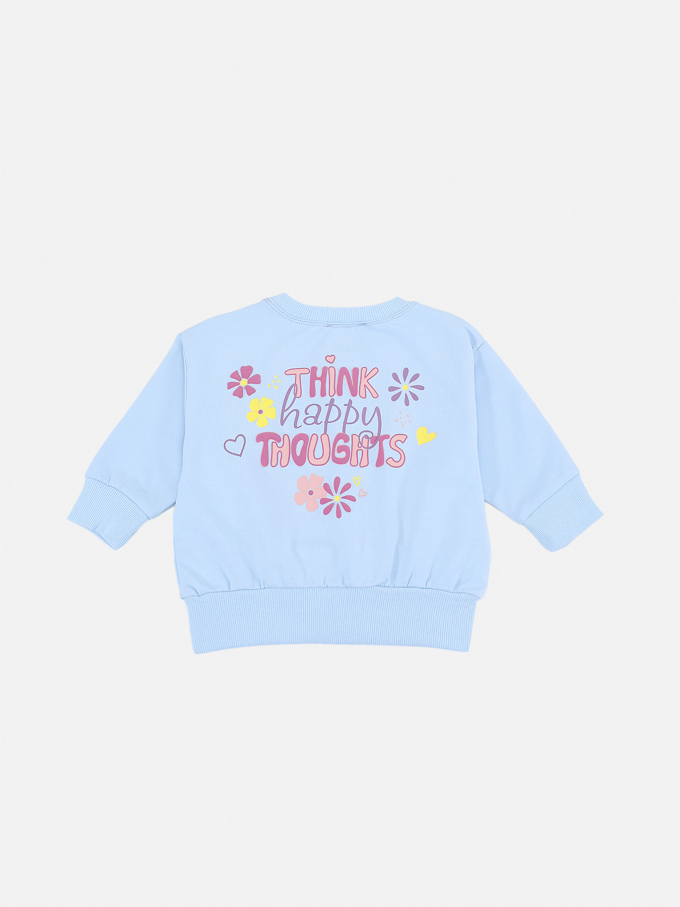 Світшот для дівчинки  колір блакитний ЦБ-00290405 модель ЦБ-00290405 Фото