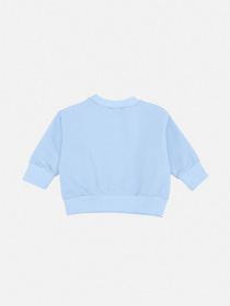 Світшот для дівчинки  колір блакитний ЦБ-00290406 модель ЦБ-00290406 Фото