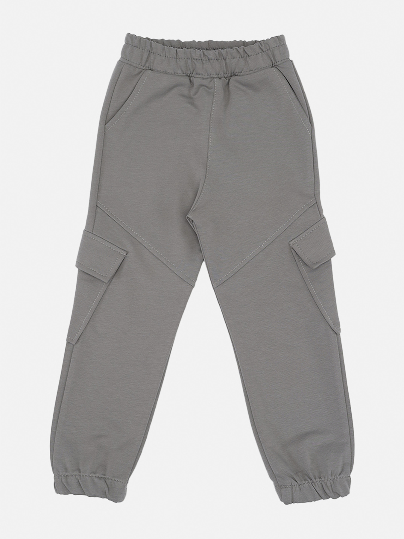 Штаны спортивные для мальчика  цвет серый ЦБ-00290475 модель ЦБ-00290475 Фото