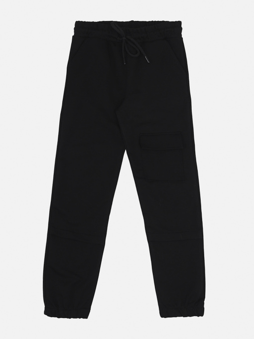 Штаны спортивные для мальчика  цвет черный ЦБ-00290479 модель ЦБ-00290479 Фото