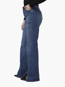 Джинсы wide leg женские  цвет синий ЦБ-00290480 модель ЦБ-00290480 Фото