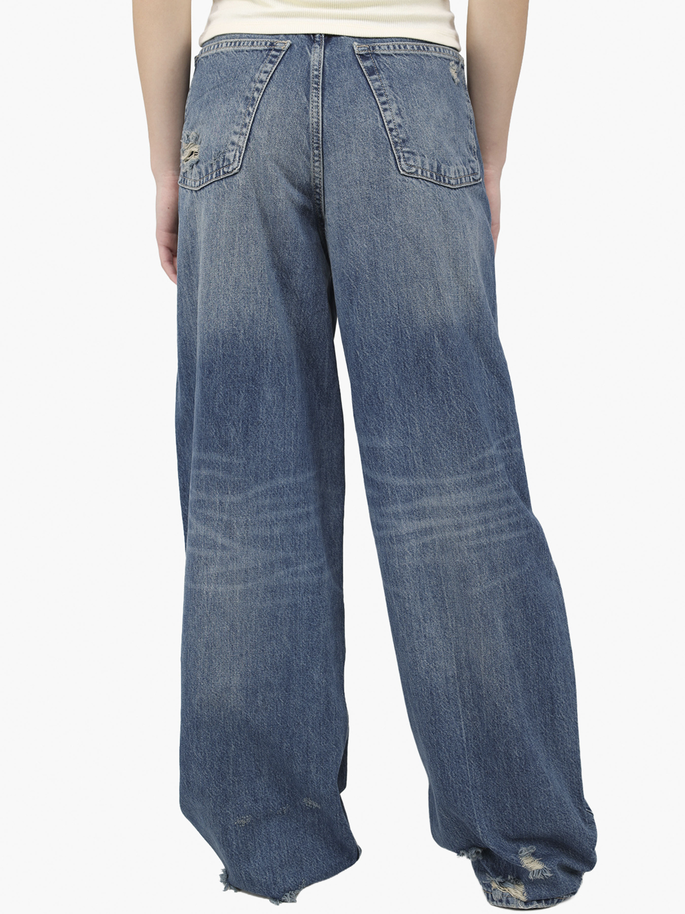 Широкие джинсы YUKI модель ЦБ-00290488 Фото